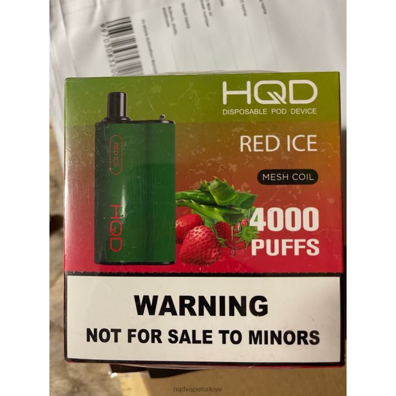 HQD Fiyat - HQD BOX 4000 nefes kırmızı buz F2F46106