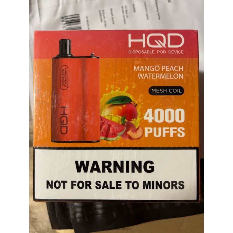 HQD Istanbul - HQD BOX 4000 nefes mango şeftali karpuz F2F46107