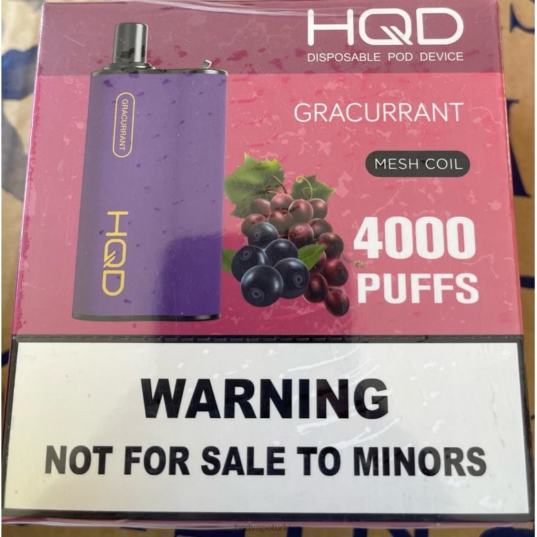 HQD Vape Istanbul - HQD BOX 4000 nefes frenk üzümü F2F4698