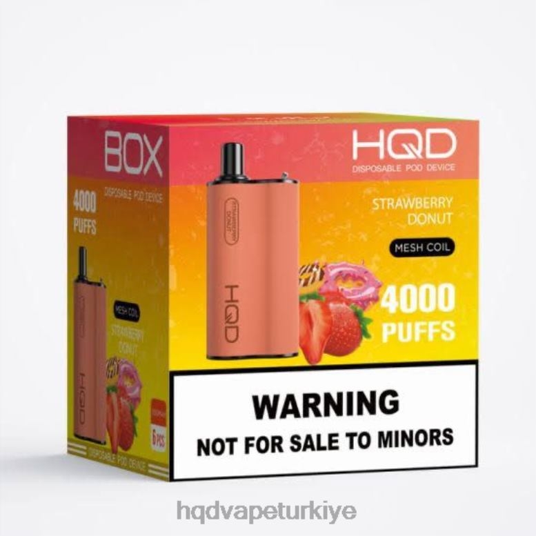 HQD Vape Istanbul - HQD BOX 4000 nefes çilekli çörek F2F46118