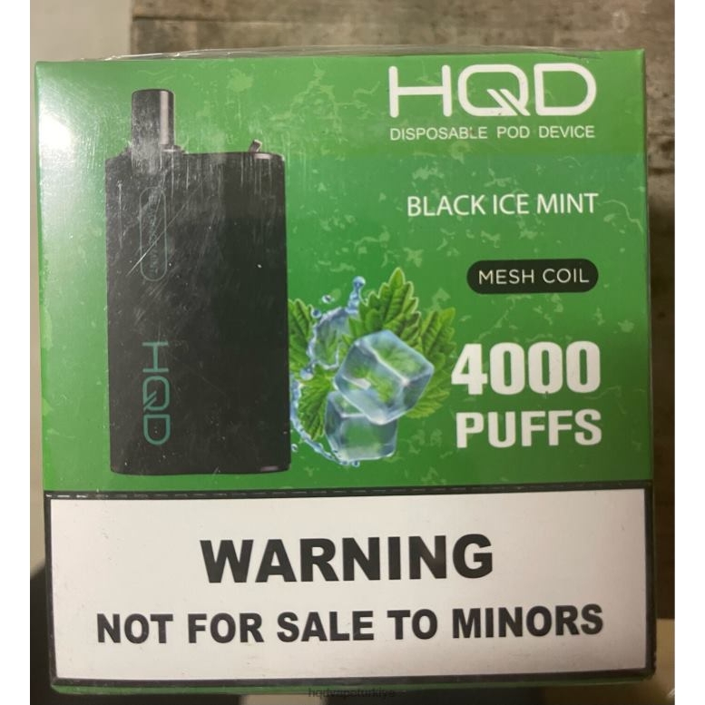 HQD Vape Istanbul - HQD BOX 4000 nefes siyah buz nanesi F2F46108