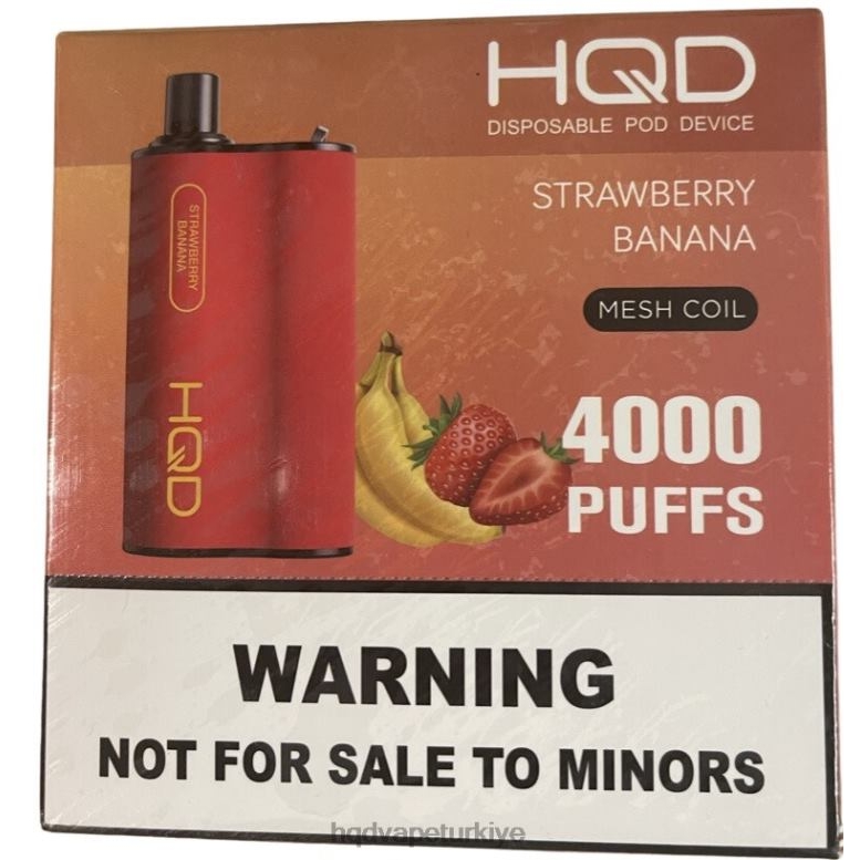 HQD Vapes Online - HQD BOX 4000 nefes çilek Muz F2F4670