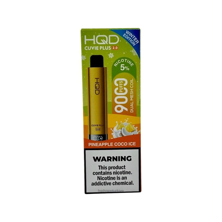 HQD Ankara - HQD CUVIE PLUS 2.0 (kış baskısı) ananaslı koko buz F2F46233