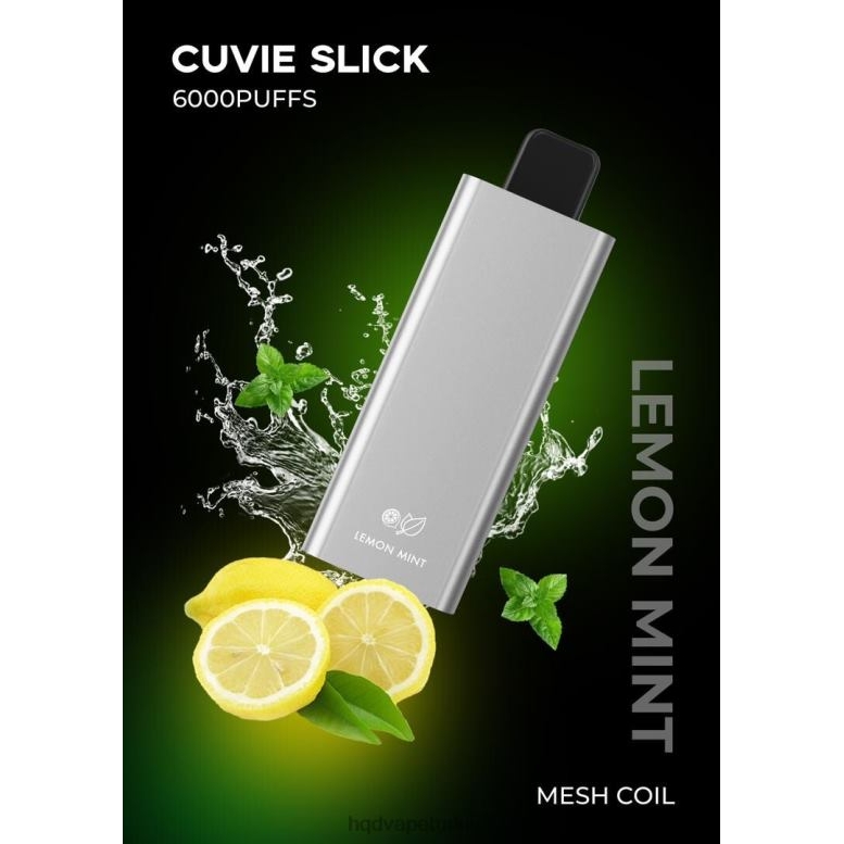 HQD Elektronik Sigara Fiyat - HQD CUVIE SLICK 6000 nefes kaygan limon nane F2F4635