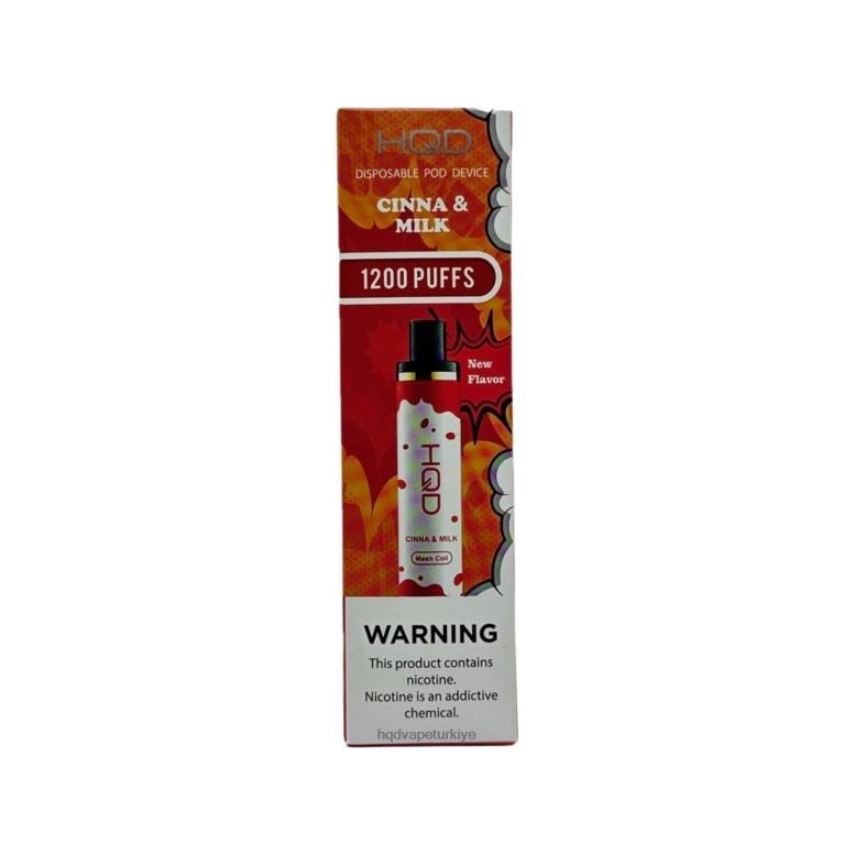 HQD Elektronik Sigara - HQD CUVIE PLUS tek kullanımlık tarçın ve süt F2F46154