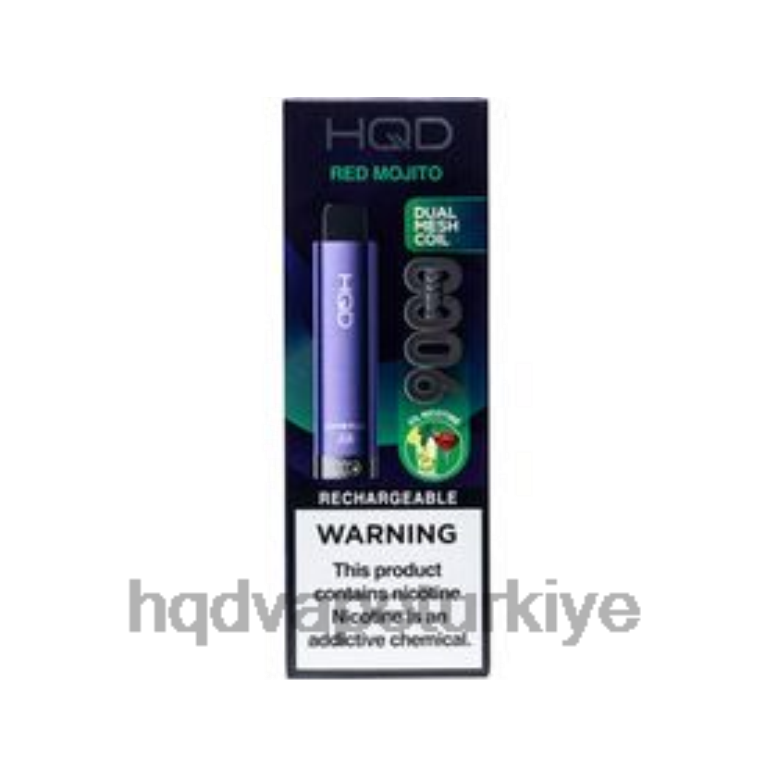 HQD Istanbul - HQD CUVIE PLUS 2.0 tek kullanımlık kırmızı mojito F2F46247