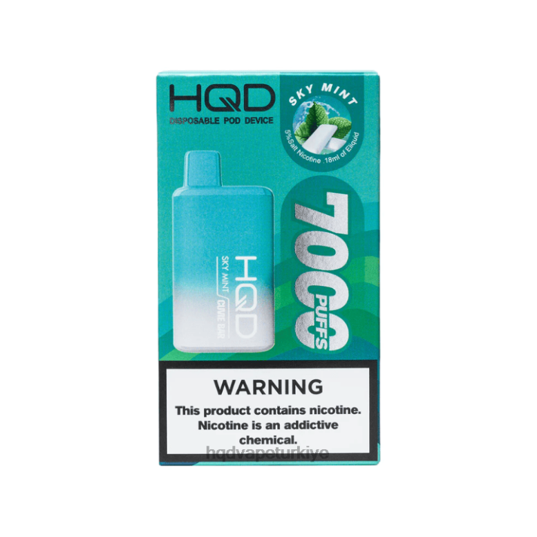 HQD Satın Al - HQD CUVIE BAR tek kullanımlık gökyüzü nane F2F46249