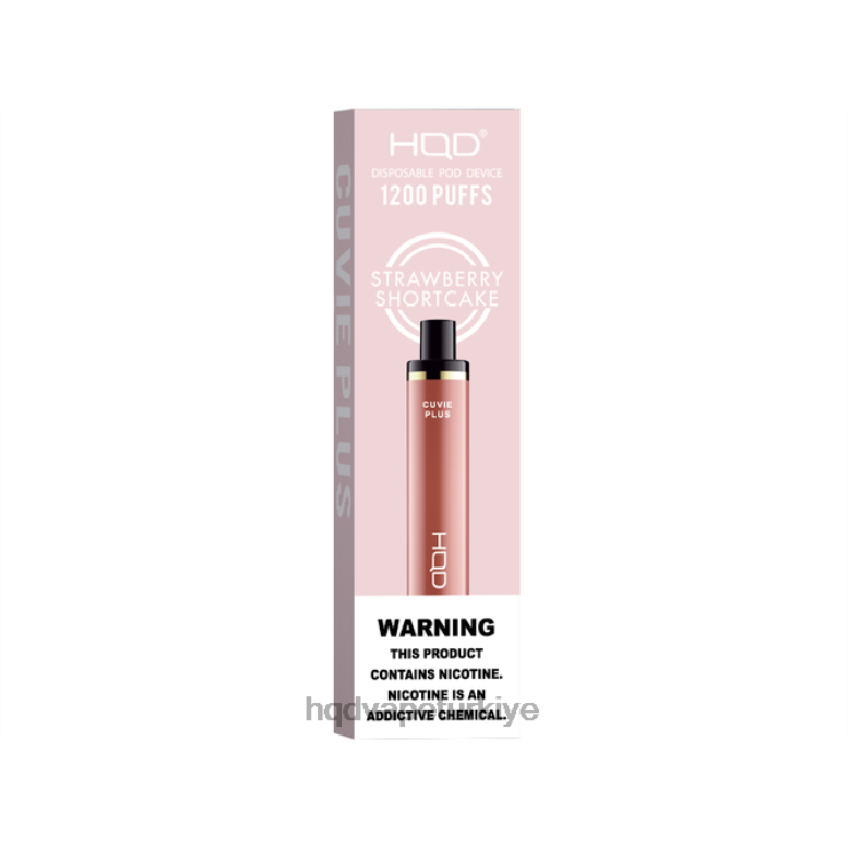 HQD Satın Al - HQD CUVIE PLUS tek kullanımlık elektronik sigara çilekli kurabiye F2F46259