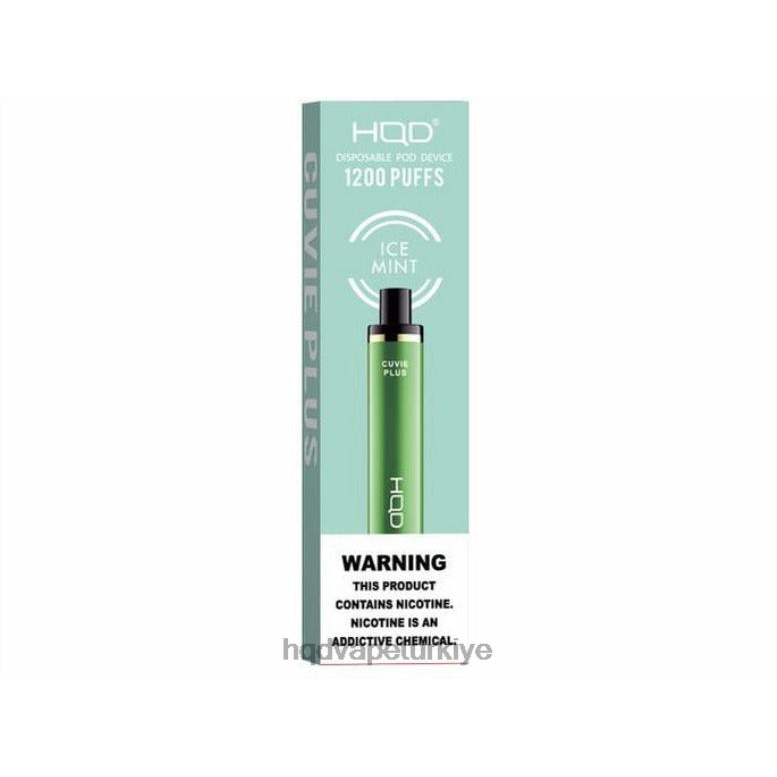 HQD Türkiye - HQD CUVIE PLUS tek kullanımlık elektronik sigara buz nanesi F2F46202