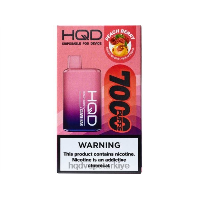HQD Vape Istanbul - HQD CUVIE BAR tek kullanımlık şeftali meyvesi F2F46228