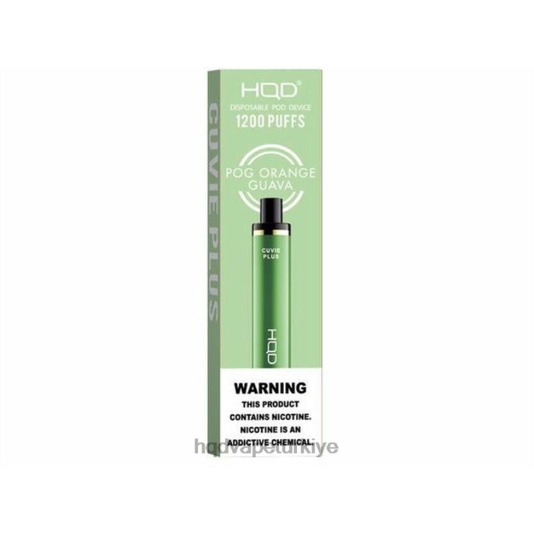 HQD Vape Istanbul - HQD CUVIE PLUS tek kullanımlık elektronik sigara portakallı guava F2F46238