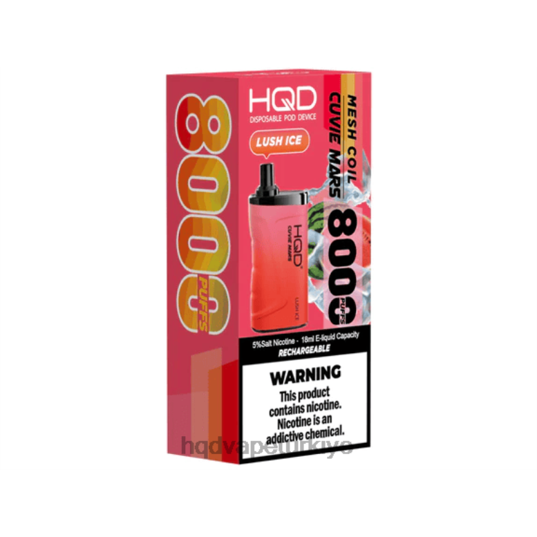 HQD Vape Türkiye - HQD CUVIE MARS tek kullanımlık yemyeşil buz F2F46211