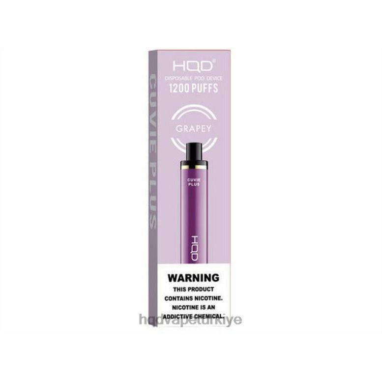 HQD Vape Türkiye - HQD CUVIE PLUS tek kullanımlık elektronik sigara üzümsü F2F46171