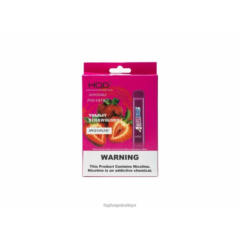 HQD Vape Türkiye - HQD CUVIE tek kullanımlık çilek F2F46281