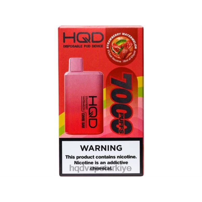 HQD Vapes Online - HQD CUVIE BAR tek kullanımlık çilek karpuz F2F46260