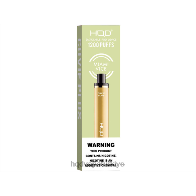 HQD Vapes Online - HQD CUVIE PLUS tek kullanımlık elektronik sigara Miami yardımcısı F2F46220