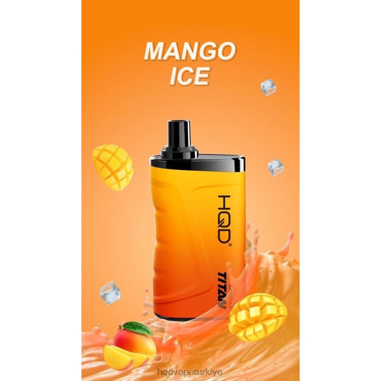 HQD Vape Türkiye - HQD TITAN 7000 nefes mango buzu F2F4611