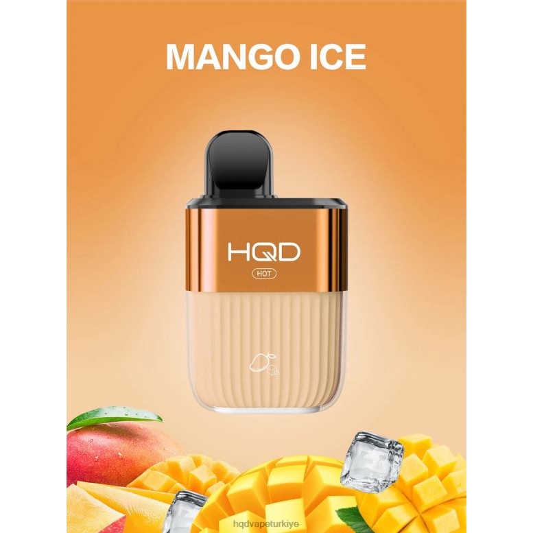HQD Elektronik Sigara - HQD HOT 5000 nefes mango buzu F2F4664