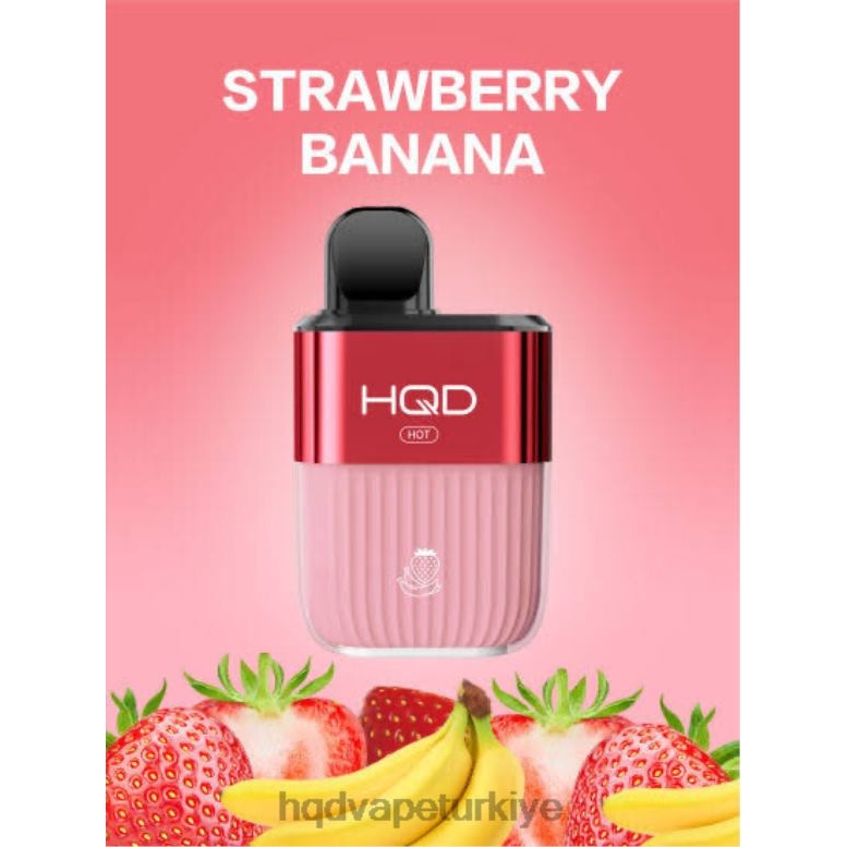HQD Satın Al - HQD HOT 5000 nefes çilek Muz F2F4669