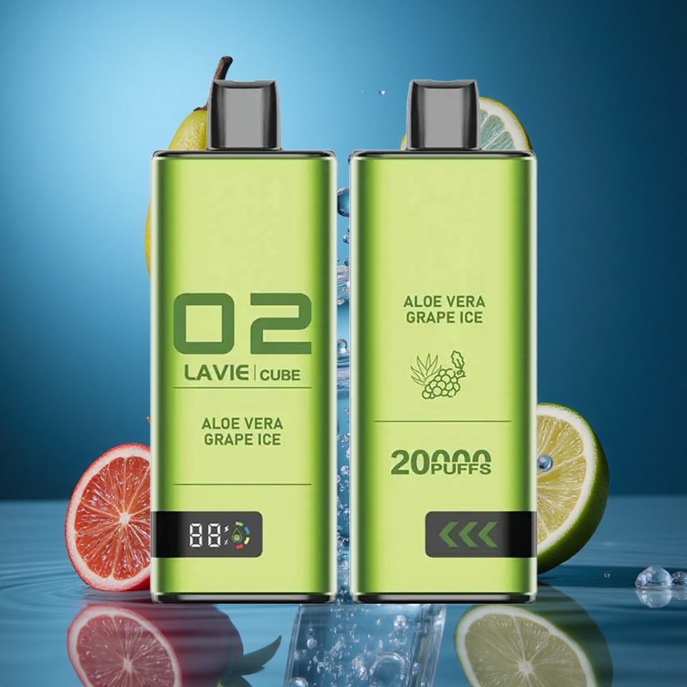 Lavie Cube 20000 Puff Aloe Vera Üzüm Buz Turkey vapes