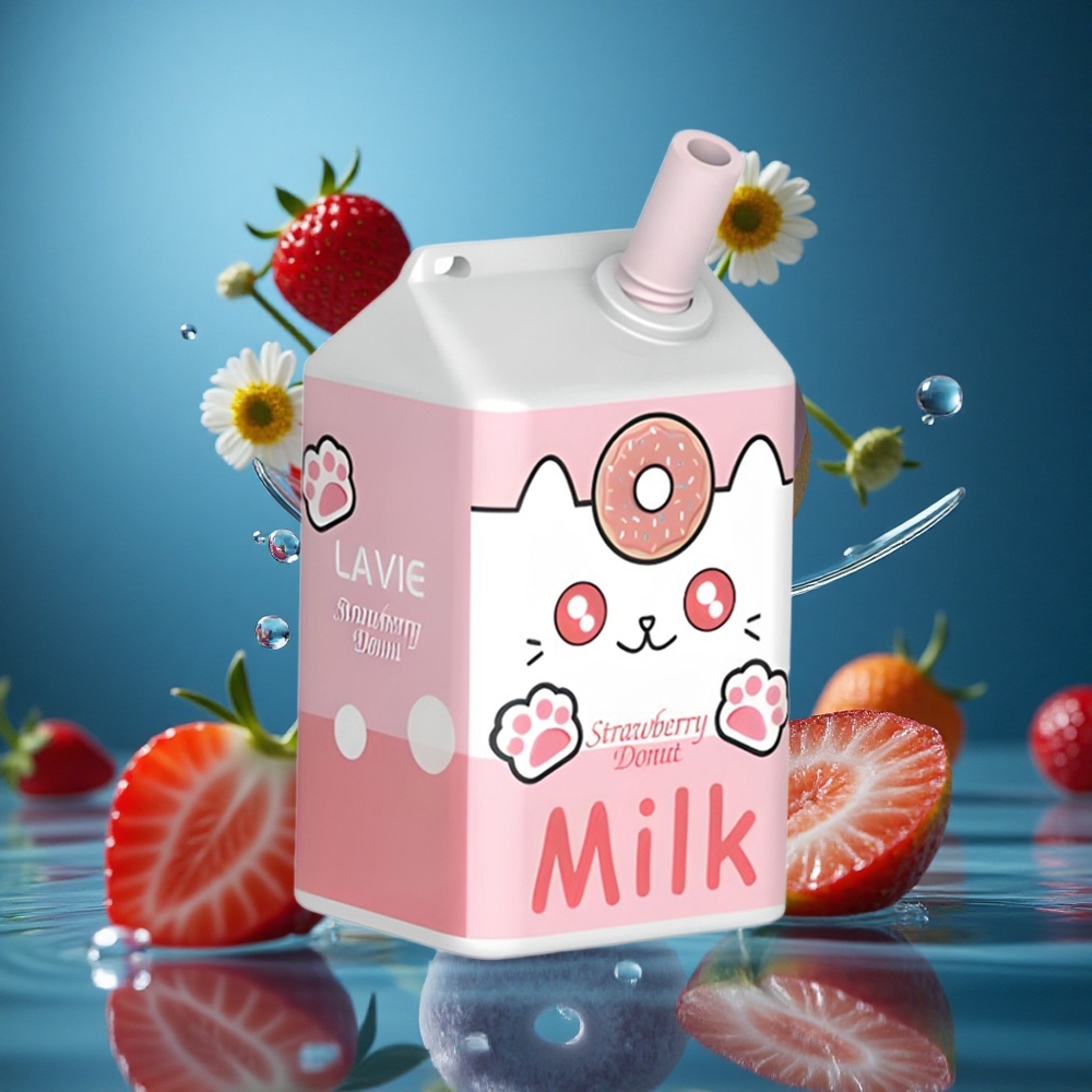LAVIE Milk 7000 Puff Çilekli Çörek Turkey vapes