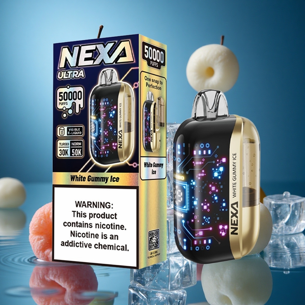 NEXA Ultra 50000 Puff Beyaz Sakızlı Buz Turkey vapes