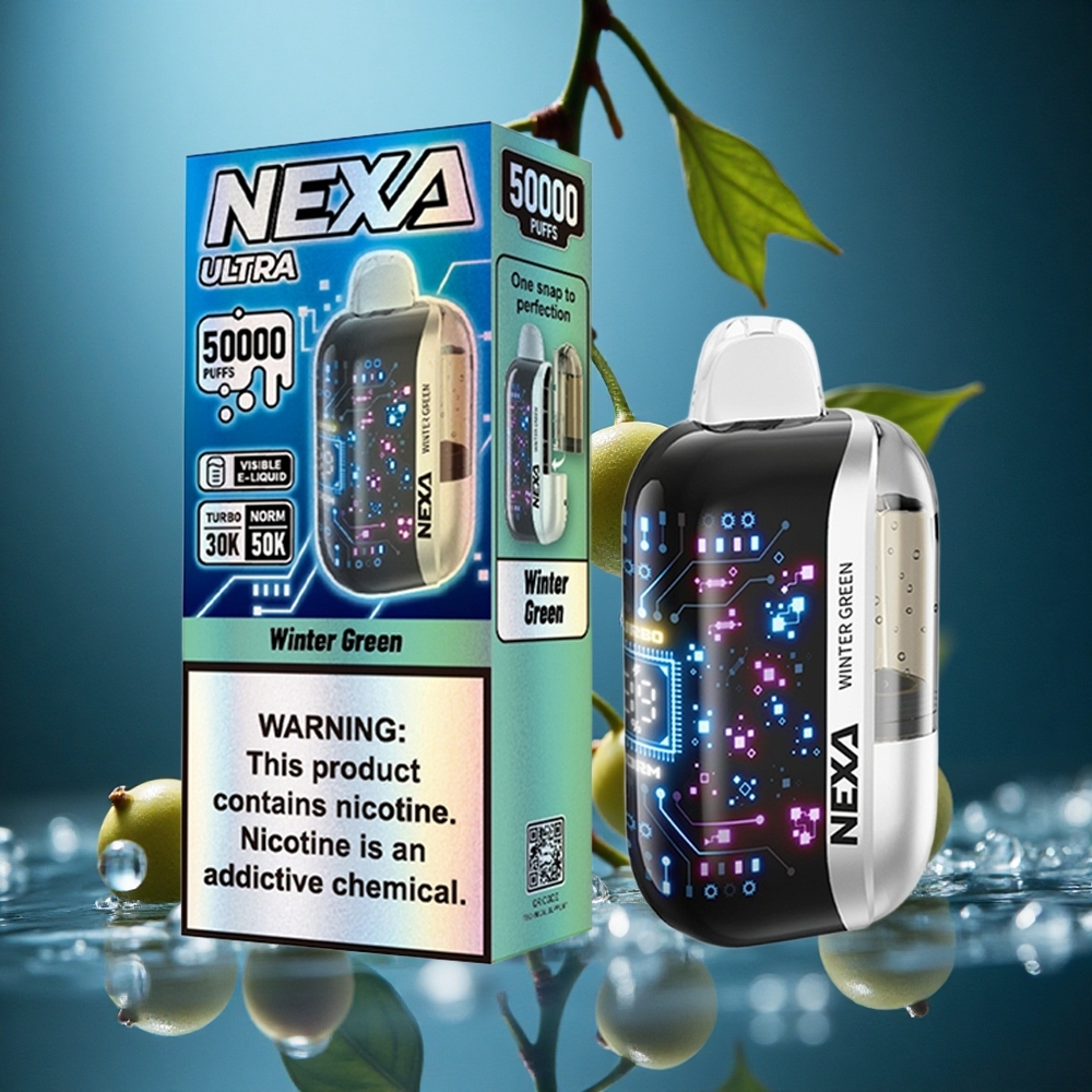 NEXA Ultra 50000 Puff Kış Yeşili Turkey vapes
