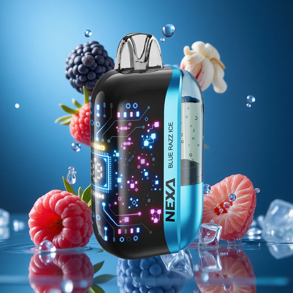 NEXA Ultra 50000 Puff Mavi Ahududu Buz Turkey vapes