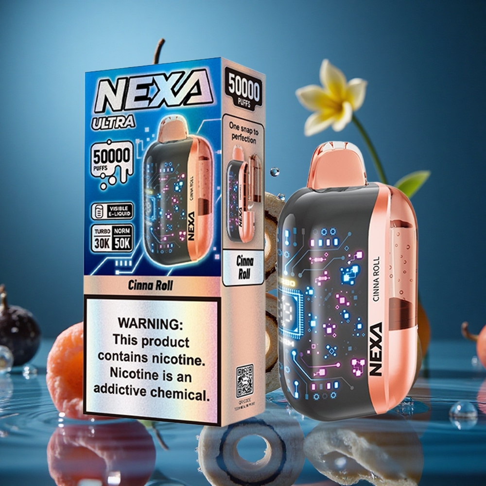 NEXA Ultra 50000 Puff Tarçın Rulo 20ml Önceden Doldurulmuş Turkey vapes