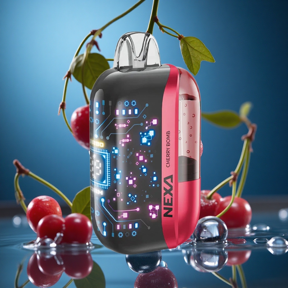 NEXA Ultra 50000 Puff Vişne Kombinasyonu 3D Kavisli Ekran Turkey vapes