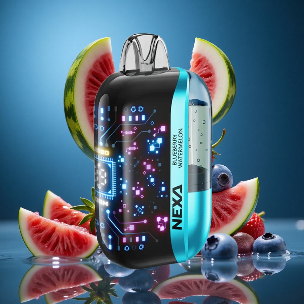 NEXA Ultra 50000 Puff Yaban Mersini Karpuz 3d Kavisli Ekran Turkey vapes