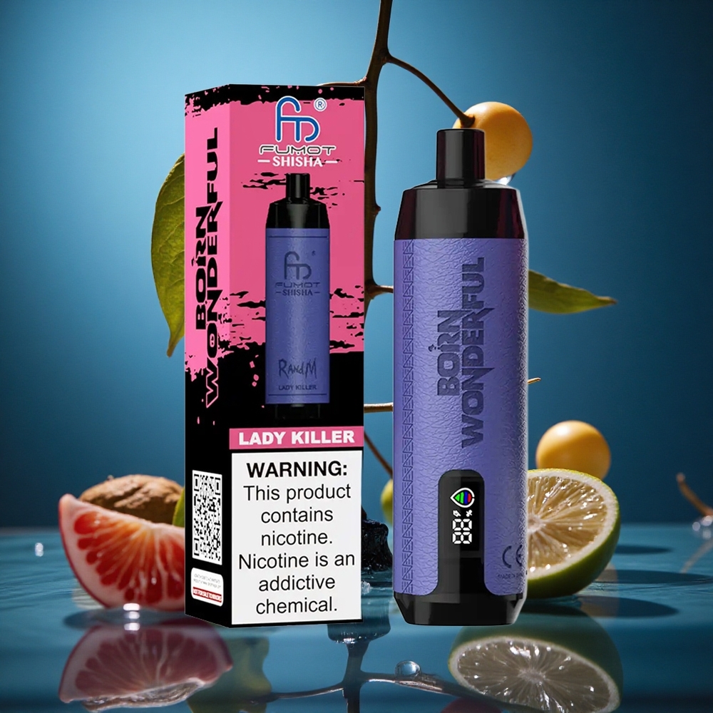 RandM Fumot Shisha 10000 Puff Lady Killer Türk Tütünü + Turkey vapes