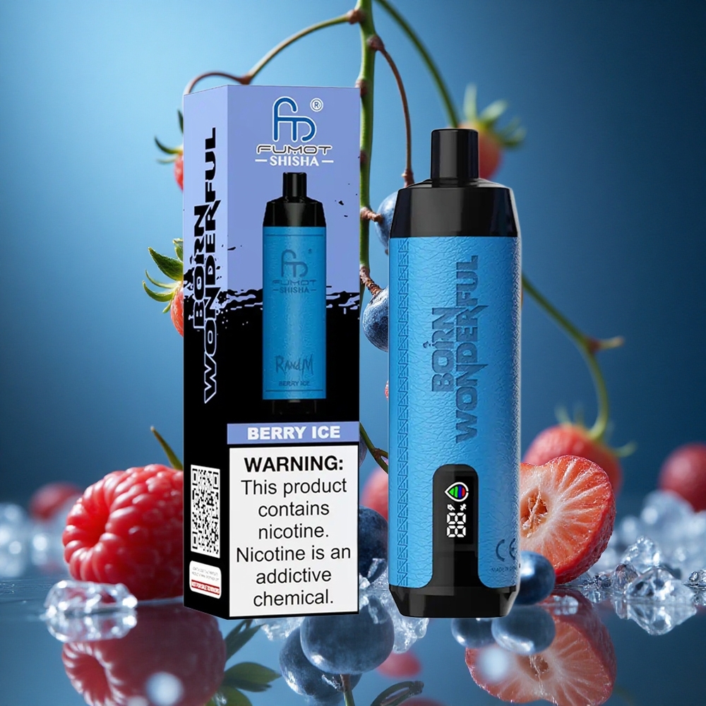 RandM Fumot Shisha 10000 Puff Çilek Buz Turkey vapes