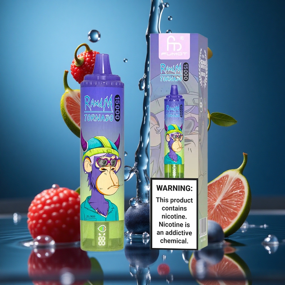 RandM Fumot Tornado 15000 Puff 25ml Vimto Turkey vapes