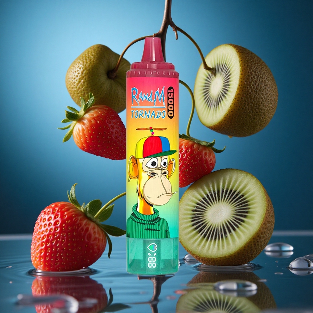 RandM Fumot Tornado 15000 Puff Çilek Kivi Turkey vapes