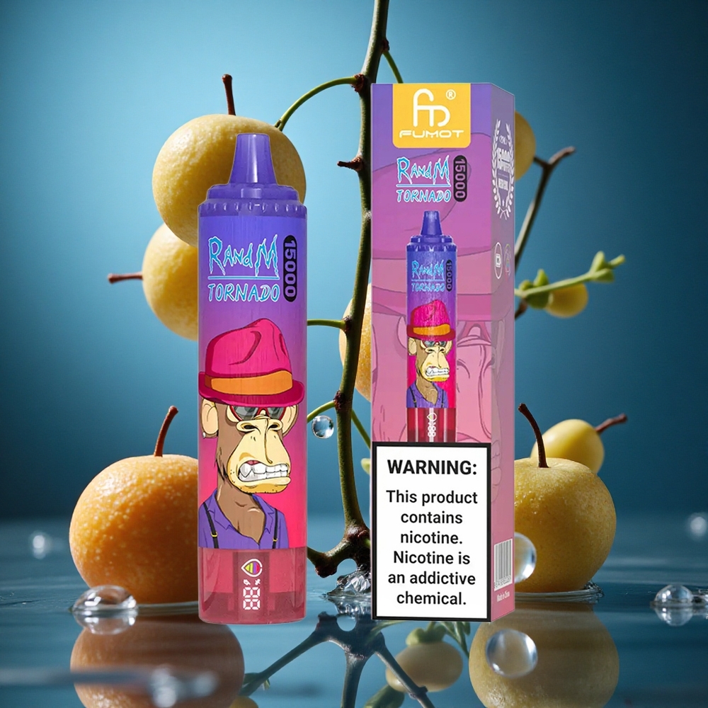 RandM Fumot Tornado 15000 Puffs 25ml Ekşi Elma Turkey vapes