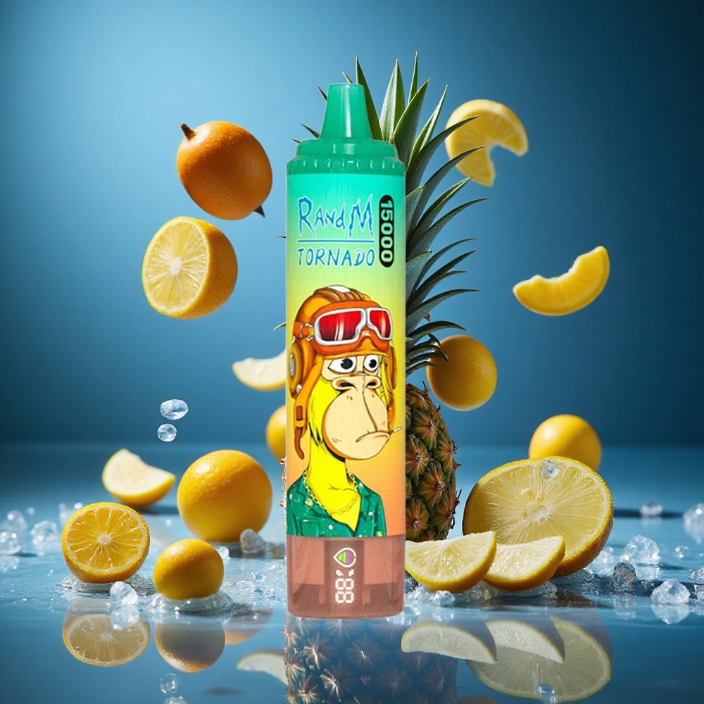 RandM Fumot Tornado 15000 Puffs Ananas Buz Turkey vapes