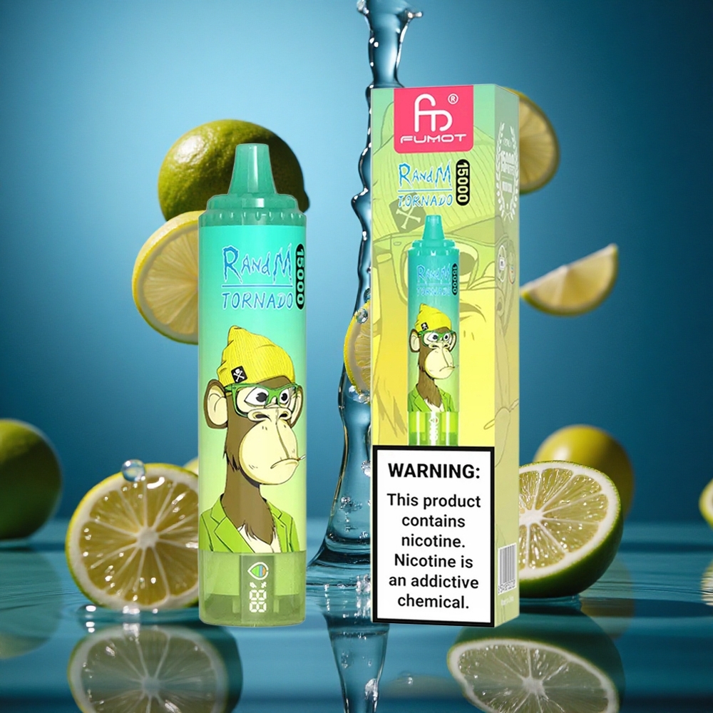 RandM Fumot Tornado 15000 Puffs Limon Misket Üzümü 850mAh Turkey vapes
