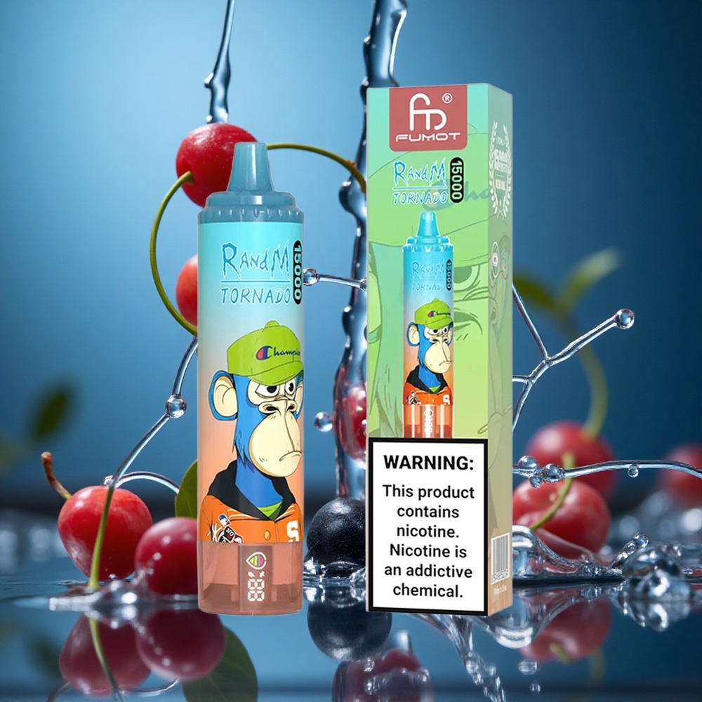 RandM Fumot Tornado 15000 Puffs Vişne Kola Turkey vapes