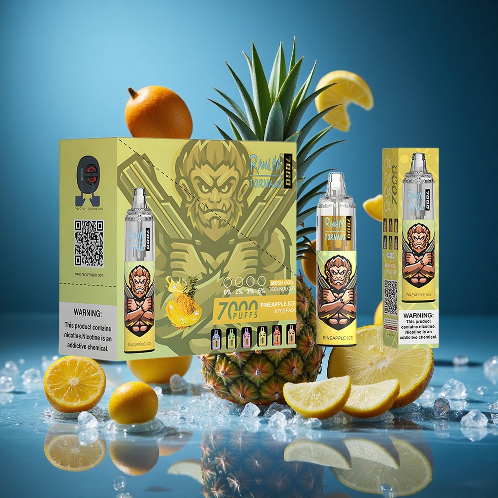 RandM Fumot Tornado 7000 Puff Ananas Buz Turkey vapes