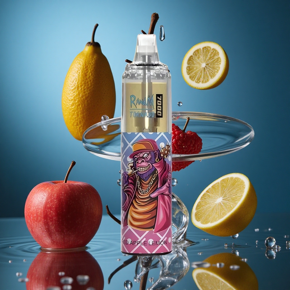 RandM Fumot Tornado 7000 Puff Kırmızı Elma Limon Türkiye vapes