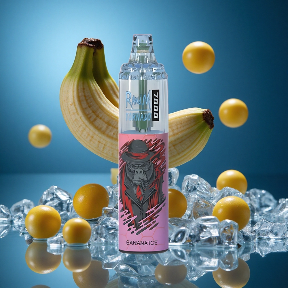 RandM Fumot Tornado 7000 Puff Muz Buzlu 14 ML Turkey vapes