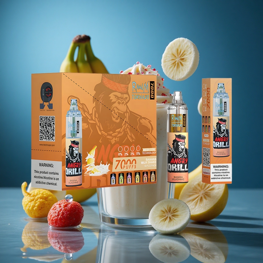 RandM Fumot Tornado 7000 Puff Muzlu Milkshake Tip-C Port Turkey vapes
