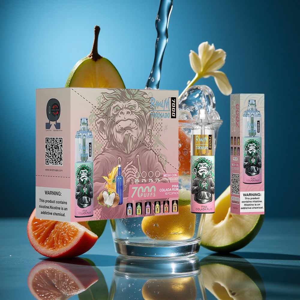 RandM Fumot Tornado 7000 Puff Pina Kolada Rum Türkiye vapes