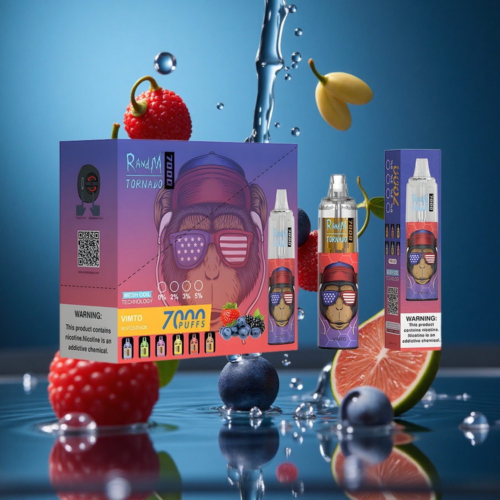 RandM Fumot Tornado 7000 Puff Vimto Aromalı Türkiye vapes