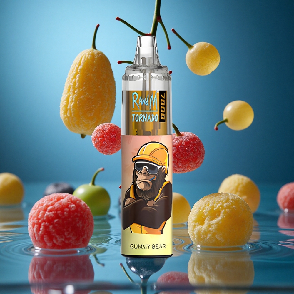 RandM Fumot Tornado 7000 Puffs Ayı Şekeri Turkey vapes