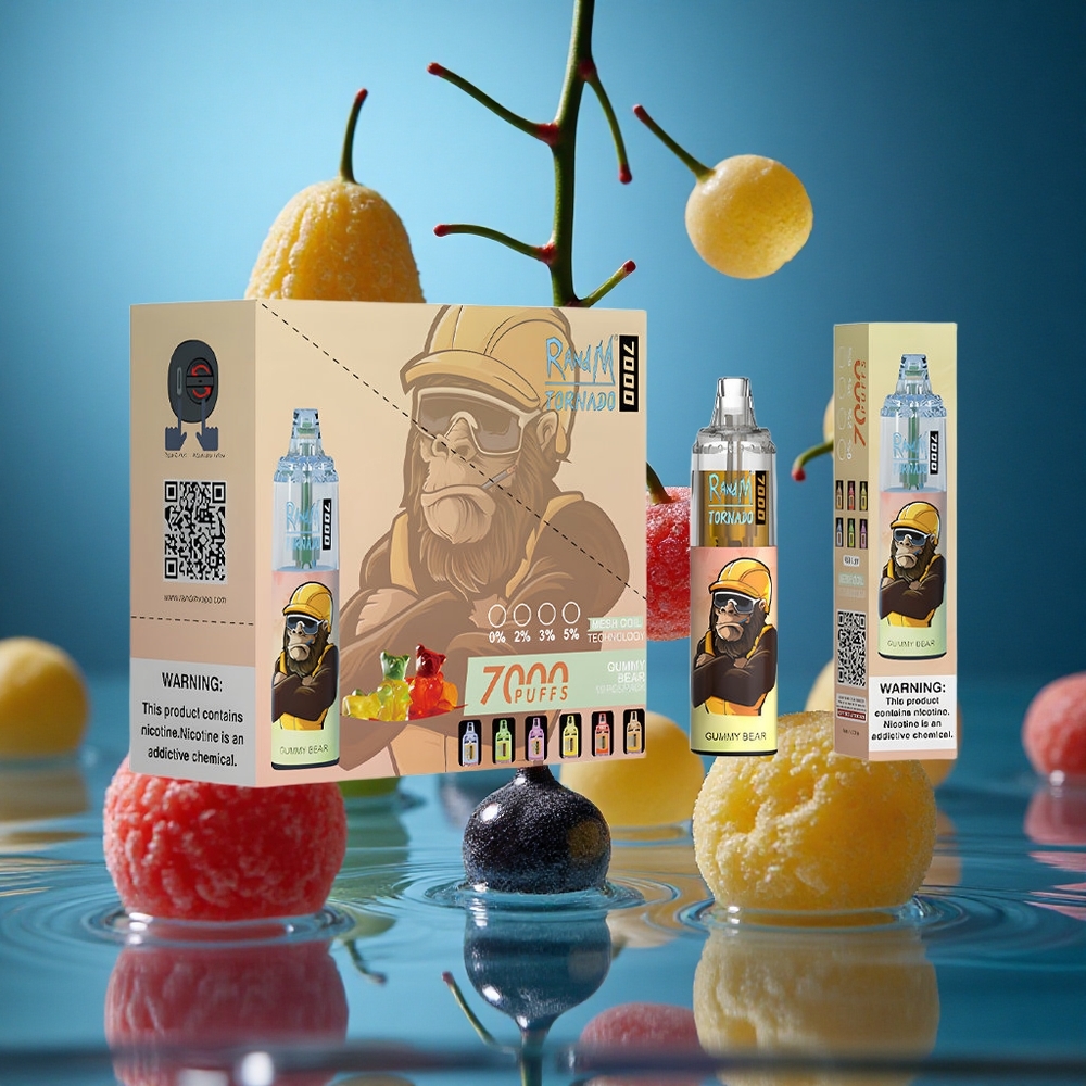 RandM Fumot Tornado 7000 Puffs Ayı Şekeri Turkey vapes