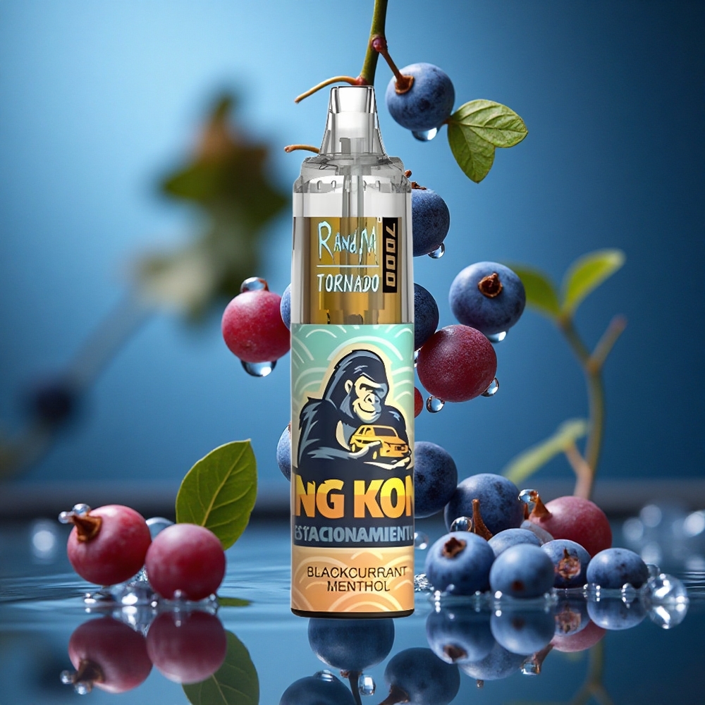 RandM Fumot Tornado 7000 Puffs Kara Frenküzümü Nane Turkey vapes