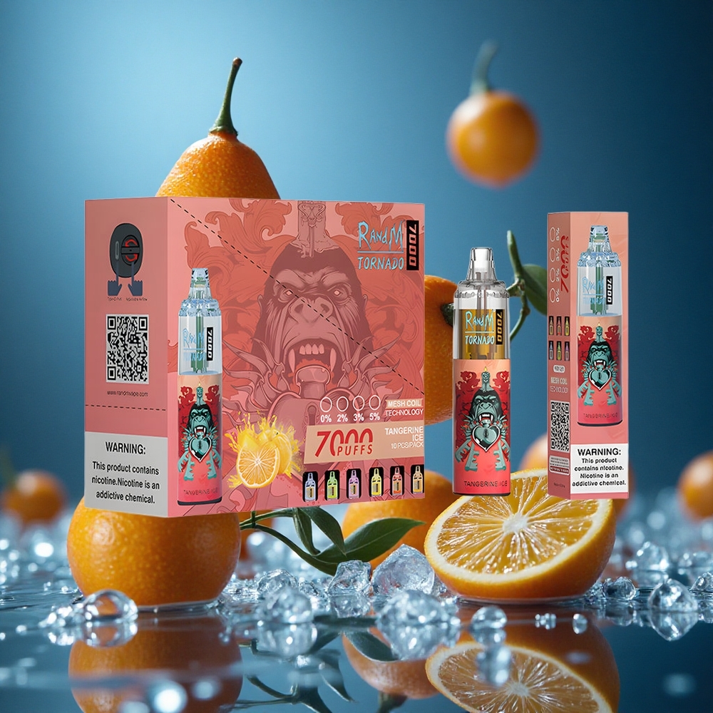 RandM Fumot Tornado 7000 Puffs Mandalina Buz Turkey vapes