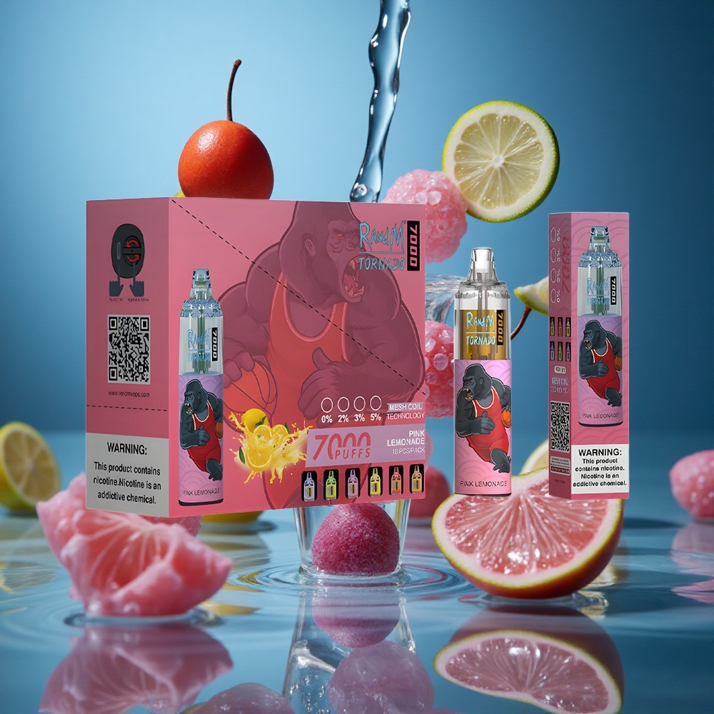 RandM Fumot Tornado 7000 Puffs Pembe Limonata Turkey vapes